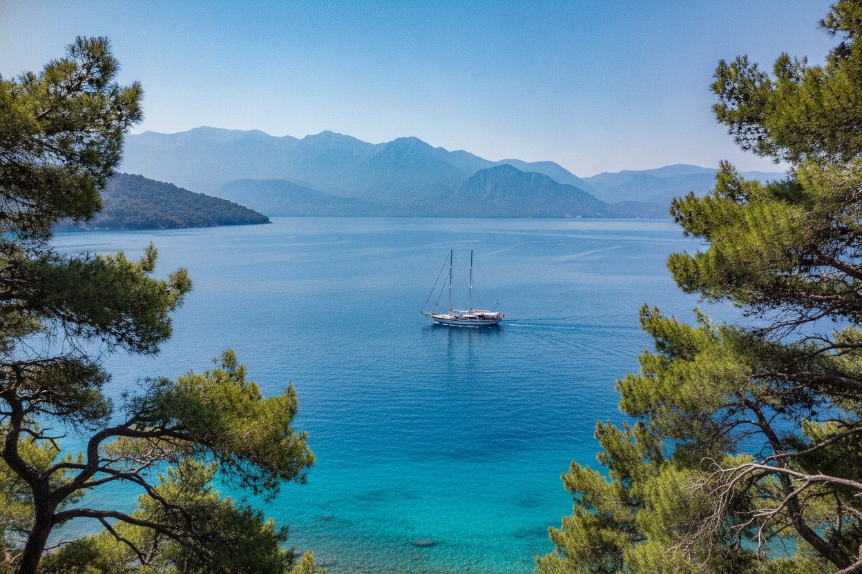 Kaş çıkışlı geniş rota